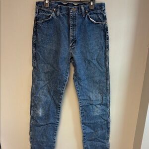 Wrangler Denim Jeans 34x36 Classic Straight Western
